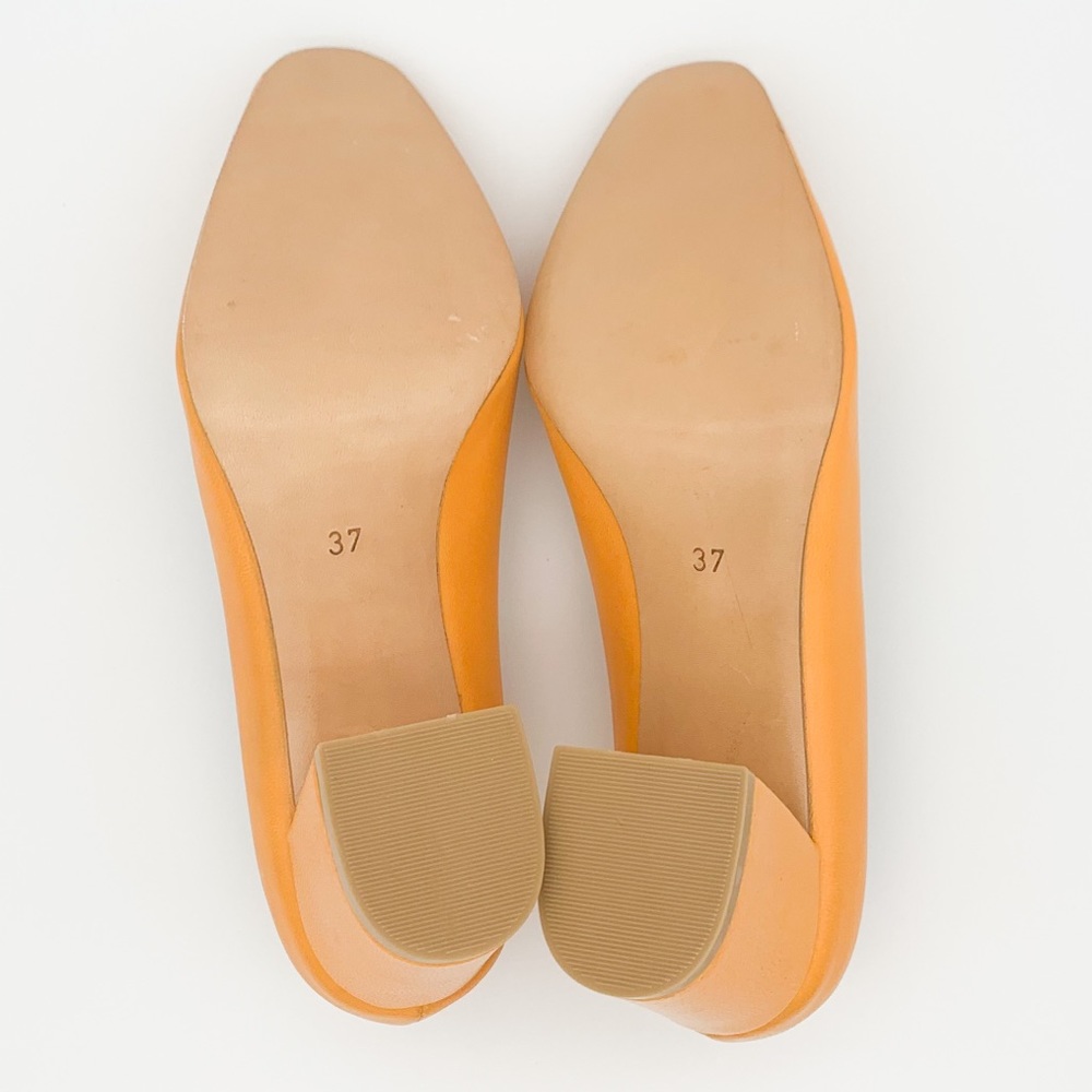 Maryam Nassir Zadeh Leather Block Heel Pumps - Picture 4 of 11